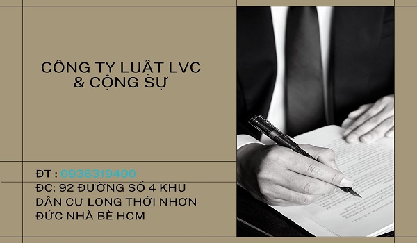 CÔNG TY LUẬT LVC & CỘNG SỰ