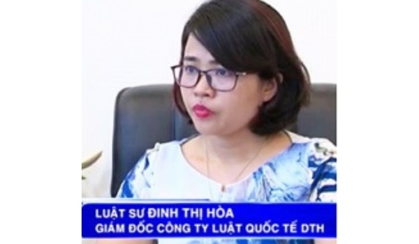 Luật sư Đinh Thị Hoà