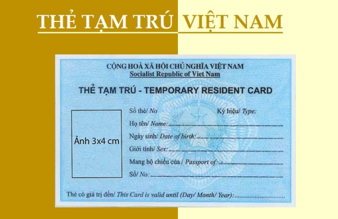 Thẻ tạm trú cho người nước ngoài
